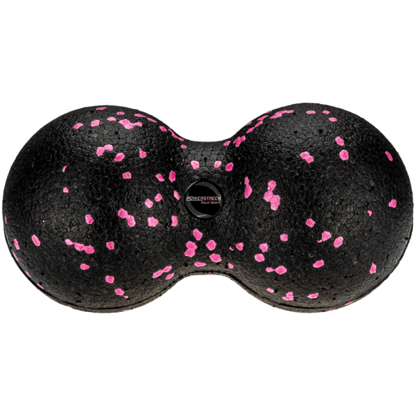 Aqua-Sport Powerstretch EPP Duoball massagerulle, sort og pink, AS04143