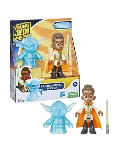 Hasbro SW Young Jedi Adventure Kai Yoda 2-pack