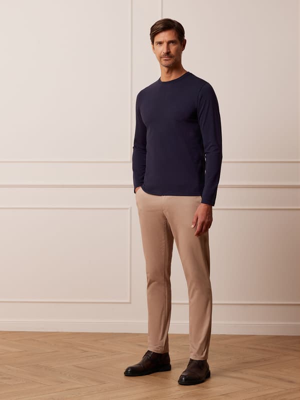 BEIGE DARREG BUKSER 36/32