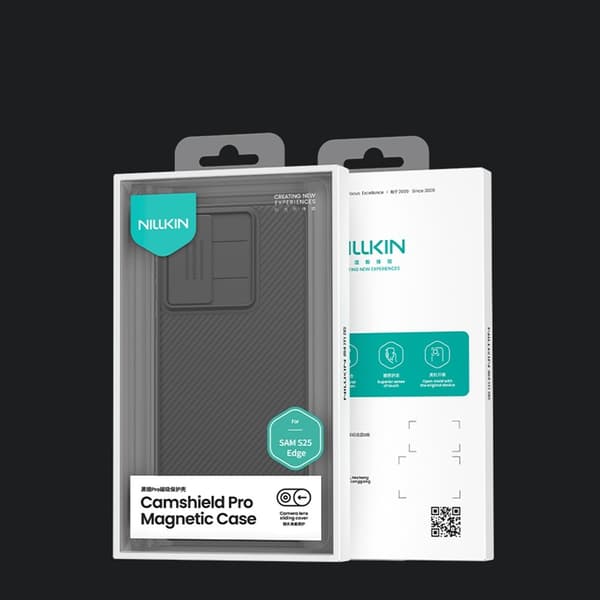 Nillkin-cover til Samsung Galaxy S25 Edge, CamShield Pro MagSafe, sort