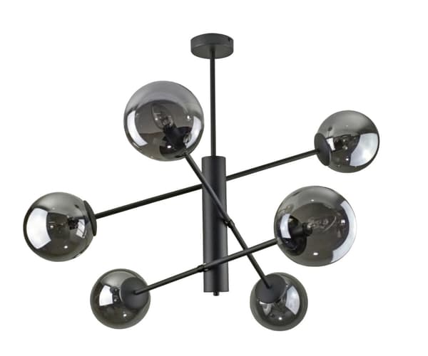 Loftlampe 6xE14 SOLEN DARK