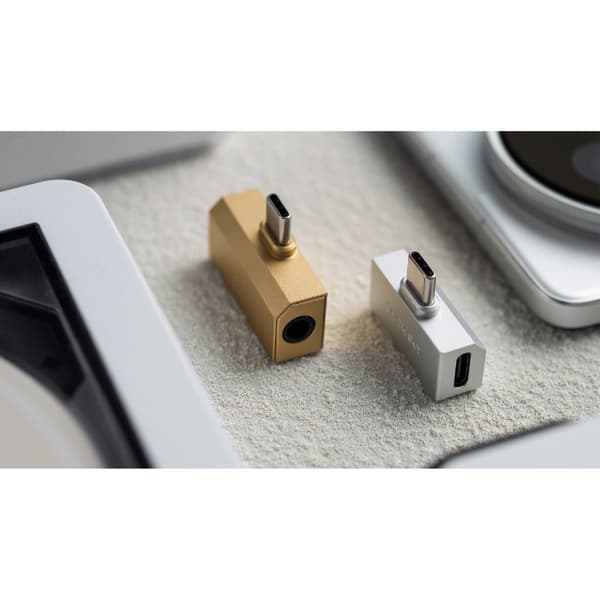 FiiO x SNOWSKY Tiny B - sort - hovedtelefonforstærker med DAC (3.5mm +4.4mm stik)