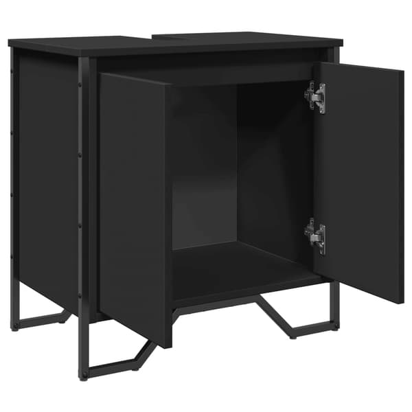 vidaXL Pesuallaskaappi musta 60x35x60 cm
