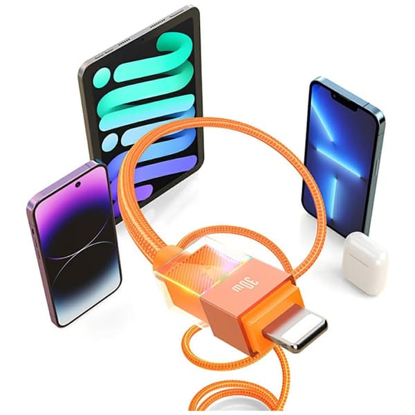 USAMS SJ776 PD 30W USB-C/Lightning-kabel 1,2m matt