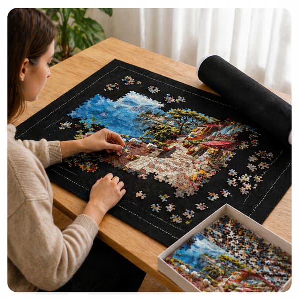 Pusselmatta, Pusselblock, 1500 pusselbräde, Pusselrulle