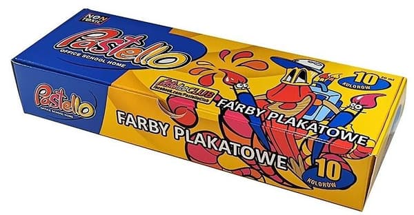 Plakatmaling 20 ml 10 farver