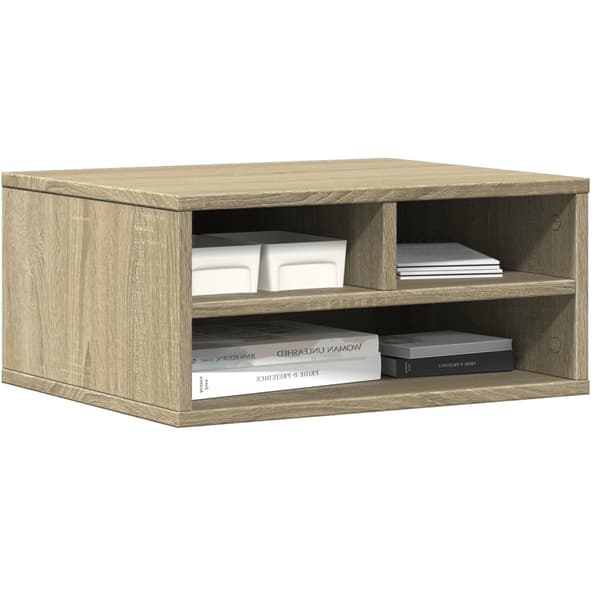 vidaXL printerstativ, Sonoma eg, 49x40x22,5 cm