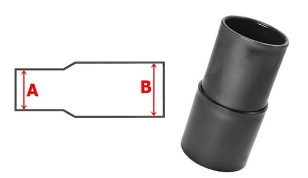 Flexibelt långt fogmunstycke för Kärcher Tip + Reducering 32-35 mm