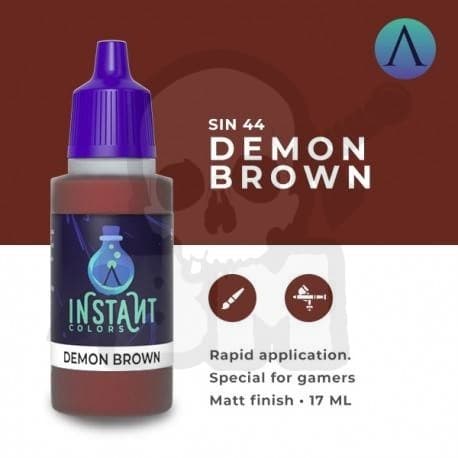 SIN-44 Skalfärg Instant Demon Brown