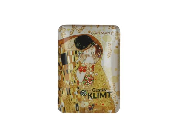 Carmani, kylskåpsmagnet - Gustav Klimt/Kyssen