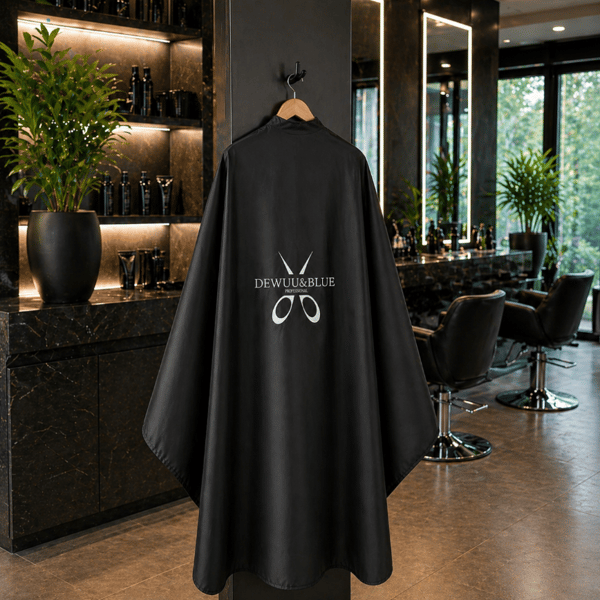 Barbermantel för en stor hårsalong