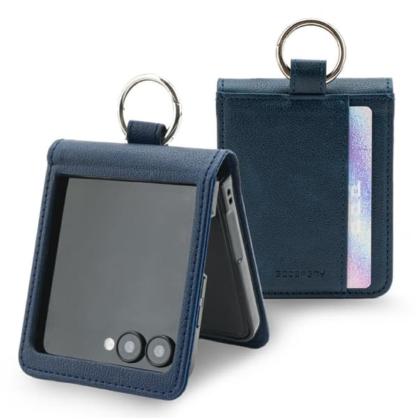 Mercury Basic Diary-etui til Samsung Galaxy Z Flip7 Marineblå