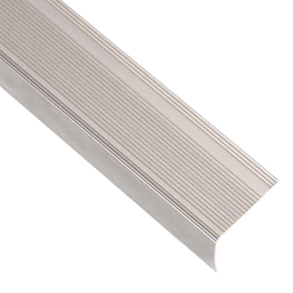 vidaXL L-formade trappnosar 15 st aluminium 90 cm