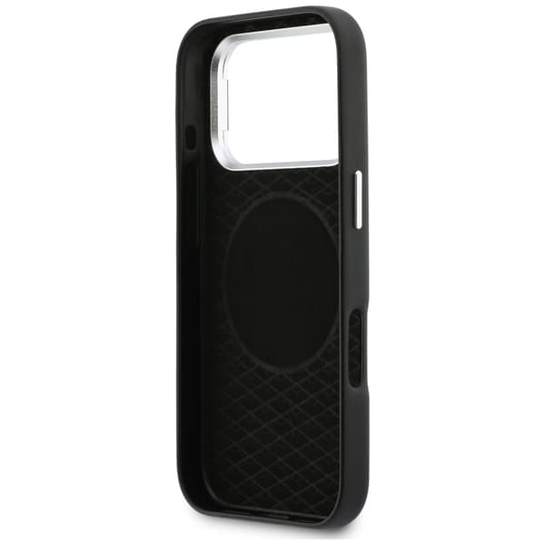 BMW M Sign Metal Logo MagSafe-cover til iPhone 17 Pro, sort