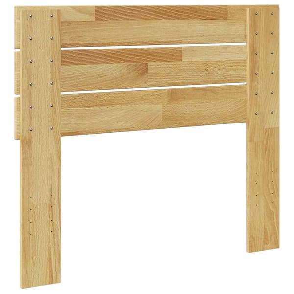 vidaXL sengegavl 90 cm massivt egetræ