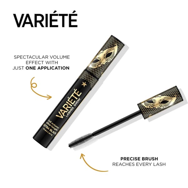 Extrem svart volym och förlängande mascara