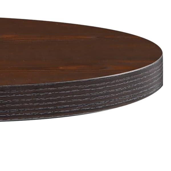vidaXL bistrobord mørkebrunt 60 cm MDF