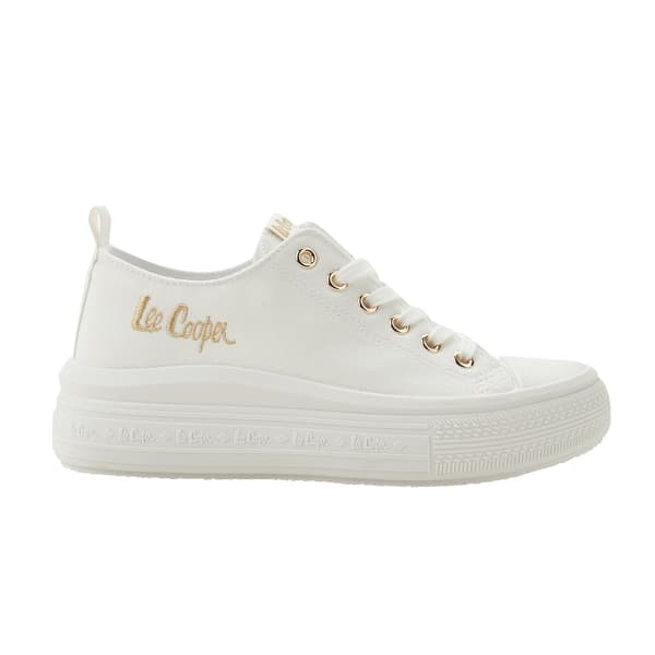 Lee Cooper Canvas White Lady [LCW-26-44-4482L] år. 40