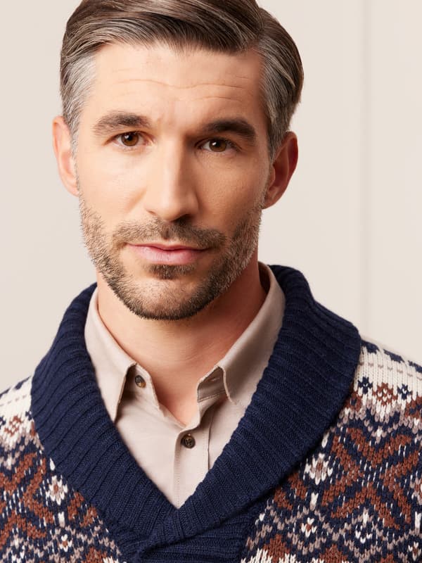 MARINEBLÅ CAMDEN SWEATER M