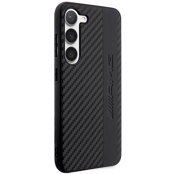 AMG AMHCS23SBLSCA S23 S911 sort/sort hårdt kabinet Carbon Stripe&Embossed