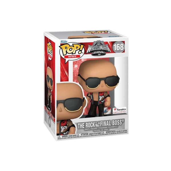 Funko POP WWE 168 the Rock "Final Boss" Special Edition Samlarfigur