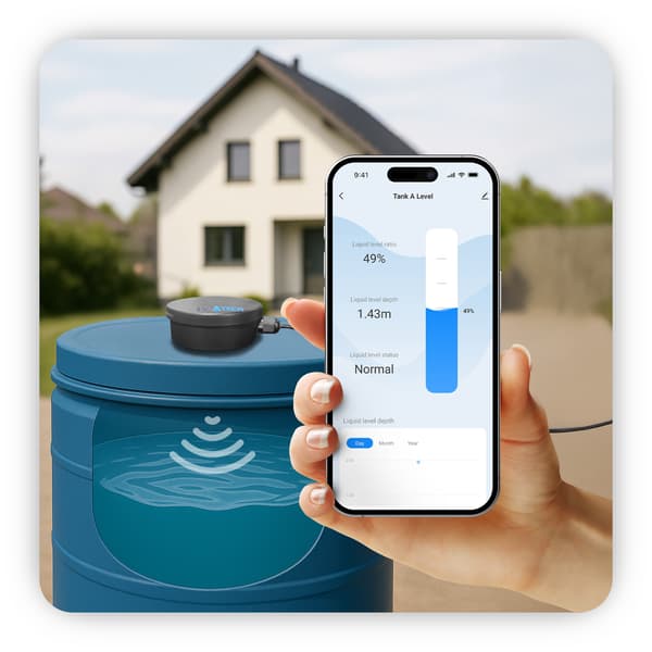Zigbee Tuya smart vandstandssensor til tank