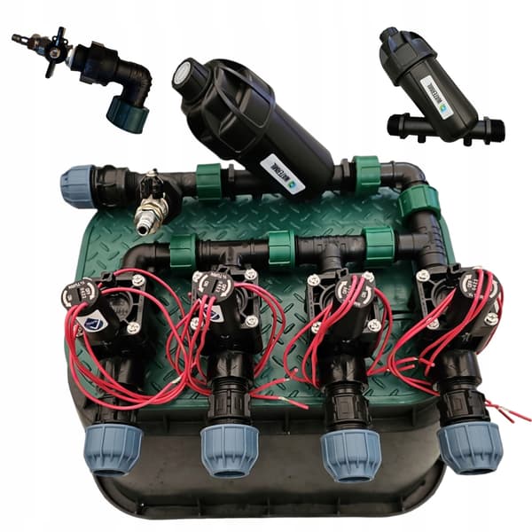 Hunter 4-sektioners sæt: opsamler med filter og kompressor, sump, PE 25