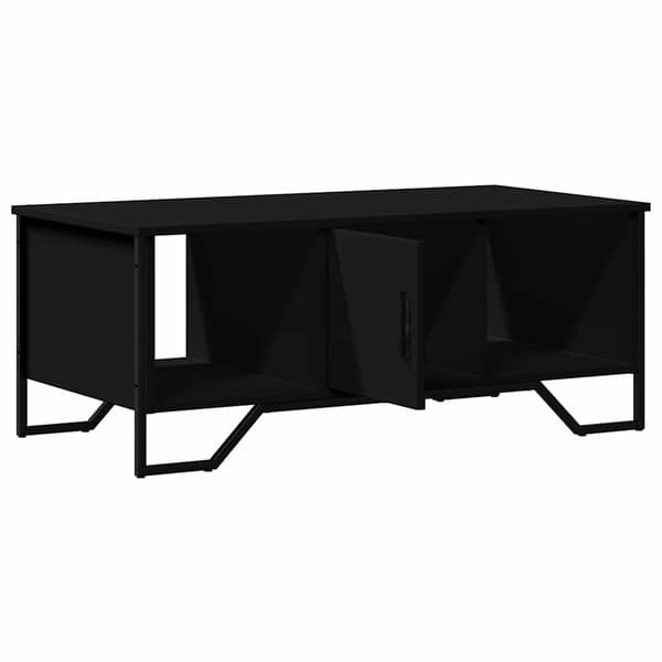 vidaXL sofabord, sort 100x51x40 cm, træbaseret materiale