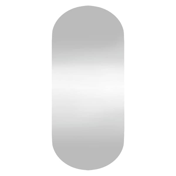 vidaXL Väggspegel, 30x70 cm, Glas, Oval