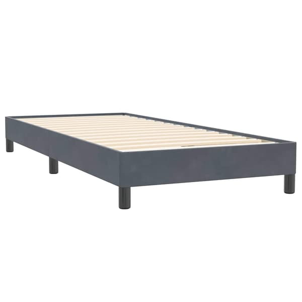 vidaXL boxmadras uden madras mørkegrå 100x220 cm