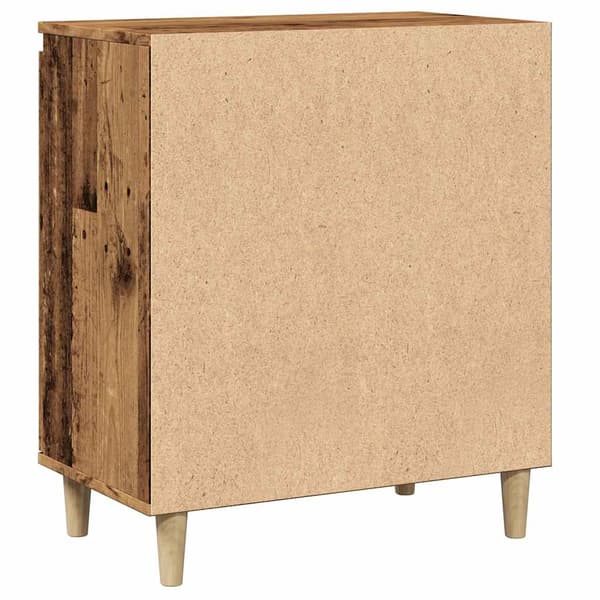 vidaXL kommode, antik træ, 60x35x70 cm, træbaseret materiale