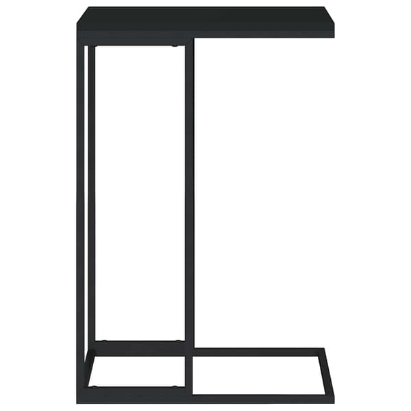 vidaXL sidebord, sort, 40x30x59 cm, træbaseret materiale