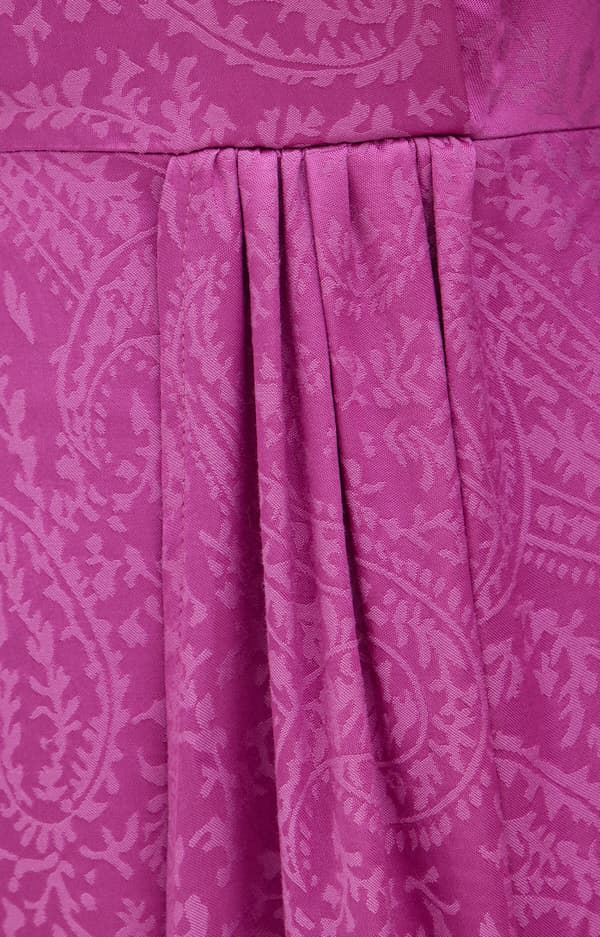 Jacquard paisleyklänning 40