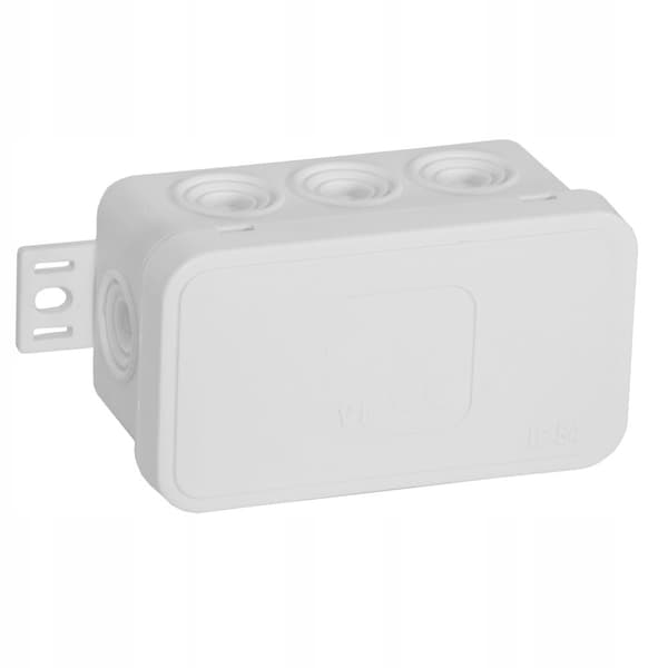 Hermetisk elbox Vit 80x45x41 mm