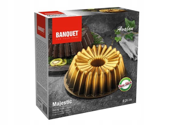 Bankettform, 10 x 28 cm, diameter 27 cm, Majestic Easter