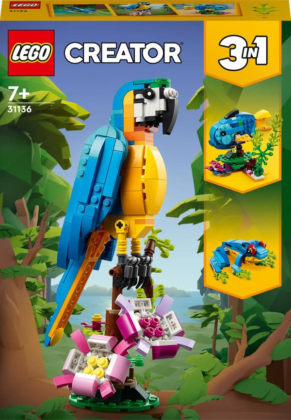 Lego Creator 31136. Eksoottinen papukaija
