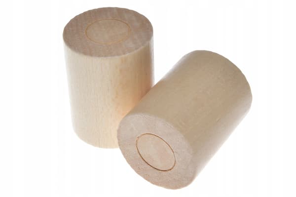 Gardinstångsändar Trägardinstångsändar 2 st Furu Cylinder