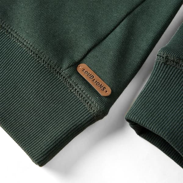 Børnesweatshirt, mørkegrøn, 104