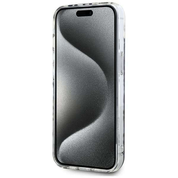 Karl Lagerfeld IML Fullover Logo-cover til iPhone 15, guld