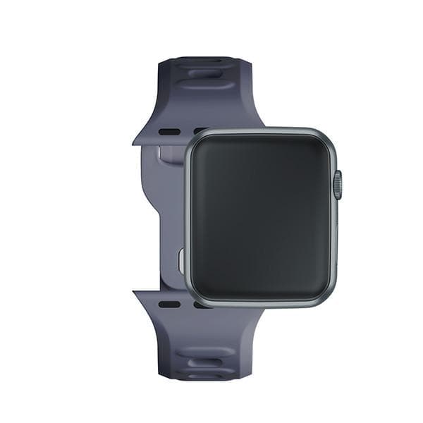 3MK Silikone Urrem Grå/Grå til Apple Watch 38/40/41mm