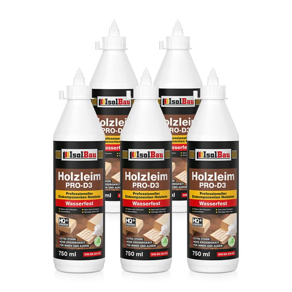 IsolBau Puuliima PRO D3 Puuliima 5 x 750 ml