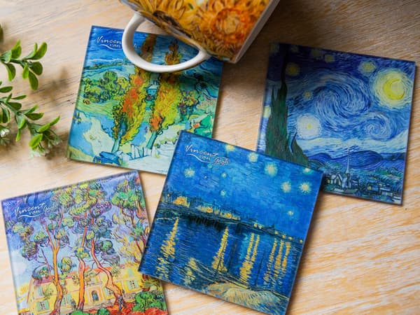4 lasinaluset - V. van Gogh (CARMANI)