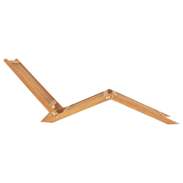 vidaXL liggestol massiv teak