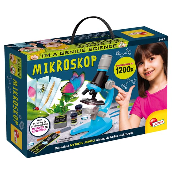 Lisciani. Olen Nero. Mikroskooppi