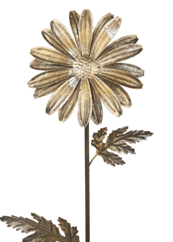 Dekorative metalblomster, sæt med 3