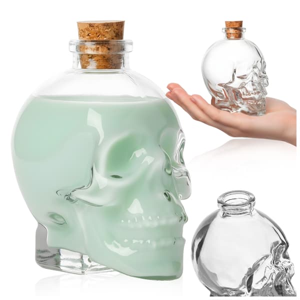 Glaskaraff - miniskalle 100 ml