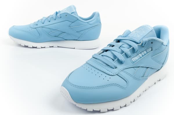 Reebok Wmns Classic Leather Sky Blue/White [EF3036] v. 36
