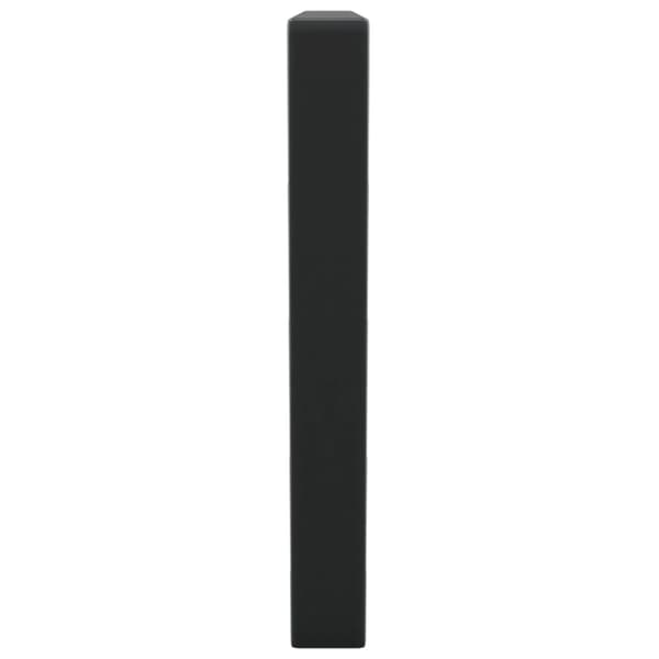 vidaXL hyldebeslag til vask, 2 stk., sort, trapezformet