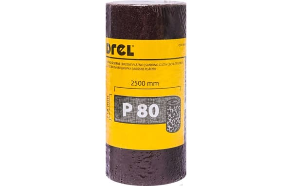 Slipduksrulle 2,5 m, 115 mm, P80