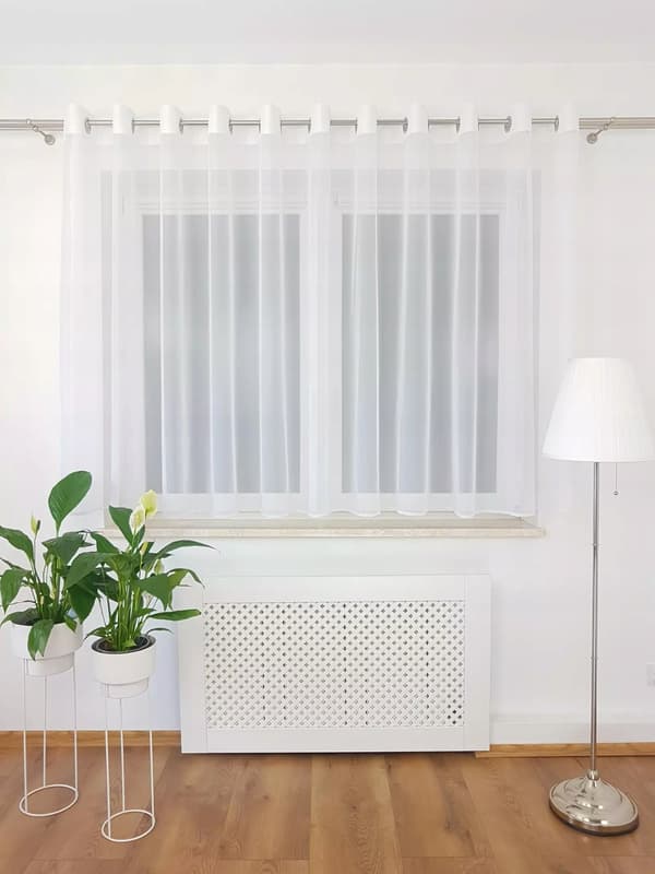 Valmis voile-verho silmukoilla 400x150cm